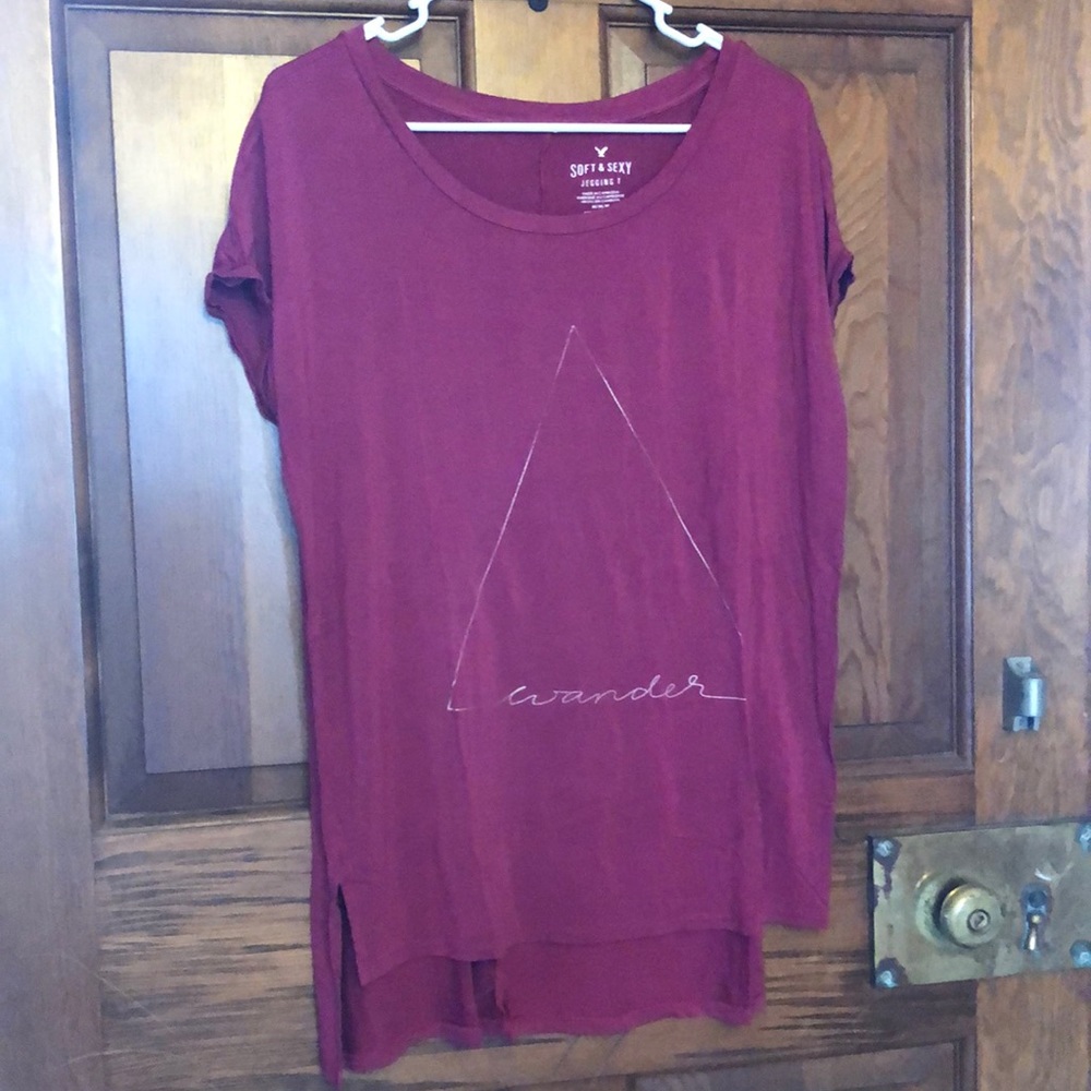 American Eagle soft & sexy wander jegging t, women’s medium
